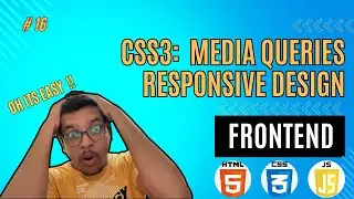 16 Frontend: Css3 Media Queries - Responsive Web Design