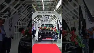 #youtubeshorts new  #car Scorpio black colour mandira car Scorpio 🚗