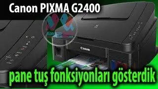 Canon PIXMA G2400 Panel keys and functions
