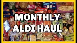 June ONCE A MONTH Aldi Grocery Haul | Monthly Aldi Grocery Shopping Haul | Cassandra Smet