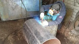 Банная печь за пару дней