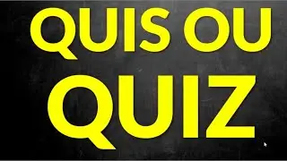 📌Quis ou Quiz? Como e quando usar? [Prof. Alda]
