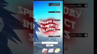 What It's Like To Spin All Day In Project Slayers #shorts #roblox #gaming #shortvideo