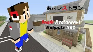 Minecraft Asian Tutorials #52: How to make a Sushi Restaurant