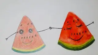 I drew a watermelon