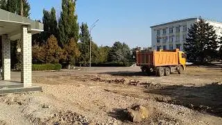 Реконструкция площади Ленина. город Благодарный