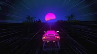 Neon car