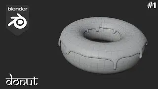 (Hindi) Blender Donut tutorial for absolute beginners - Part 1 | Modelling the donut