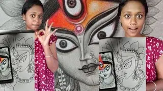 how to draw ma durga 🥹✍️ #drawing #madurgadrawing