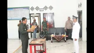 Bupati Lantik Kades Terpilih Hasil Pemilihan Kades Antar Waktu Desa Sidomulyo