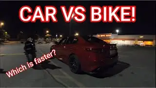 Yamaha R1 vs Alfa Quadrifoglio - Streets of Mexico - 1000cc vs 600hp