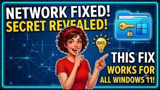 Fix THE NETWORK PATH WAS NOT FOUND - Error 0x80070035 with Windows 11 Pro 24H2 - READ VIDEO NOTES!