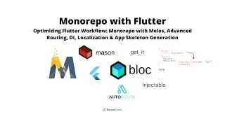 Efficient Flutter Workflow: Melos, Auto Route, DI, Slang & Mason