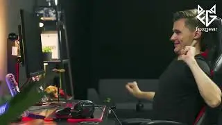 Стол для компьютера (для геймеров) с электроприводом и RGB-подсветкой FoxGear FG-ZE-49B.
