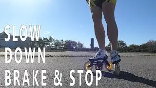 how to slow down, brake & stop with inline speed skate (pascal briand vlog 94)