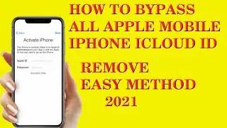 ALL APPLE  IPHONE  ICLOUD BYPASS SOLUTION 2021 100% WORKING