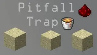 Minecraft: How To Make A Pitfall Trap