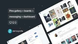 Pinterly - Pins Board like Pinterest Template Video Presentation by Zeroqode