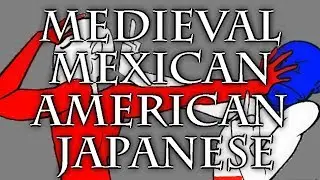 Human Fall Flat | Medieval  Mexican  American  Japanese