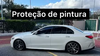 I convinced the owner of this Mercedes to protect the paint.