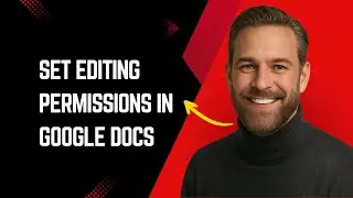 How To Set Editing Permissions In Google Docs