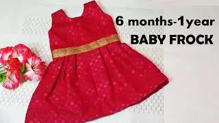 Baby frock cutting and stitching in malayalam/Frock തയ്ക്കാം/1 year baby frock cutting and stitching