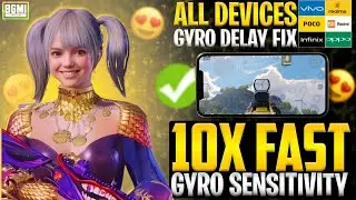 Gyro Delay Fix VIVO REDMI REALME OPPO POCO | How To Fix Gyroscope Delay in PUBG BGMI | Fix Gyroscope