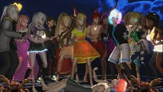 [MMD] Crab Rave Noisestorm - 4K Ocean Club【Entire Crew】