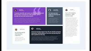 Testimonial Grid Challenge - Frontend Mentor