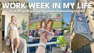 WORK WEEK IN MY LIFE 🏟️ daily 9-5 routine, new recipes, target haul, baseball game | Charlotte Pratt