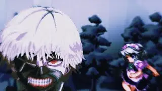 Tokyo Ghoul vs Sakuya (Sprite/Animation) | Drawing Cartoons 2