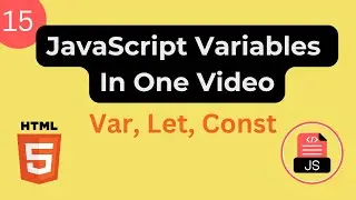 Learn JavaScript Variables In One Video! Learn JavaScript Variable Var, Let, and Const.