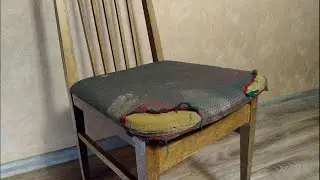 Реставрация cтула 70-х годов | Restoration of a chair from the 70s