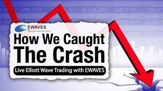 Elliott Wave Theory: How we Caught the Crash | Live Trading with EWAVES
