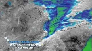 Heavy Rains Cause Flooding in New York City