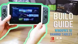 Build Guide | DIY Windows 10 Portable Gaming Tablet with  Lattepanda Alpha & Nintendo Switch Joycons