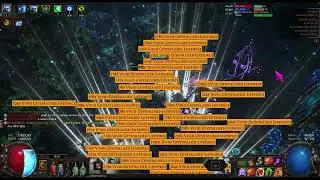 [PoE] 3.25 Settlers - Shadow Trickster Hexblast - t17 Harvest 55k Lifeforce