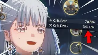 Peak Build Jinhsi in Action (43311 with 340% CRIT DMG)