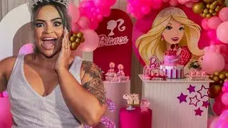 FIZ UMA FESTA DA BARBIE SURPRESA !!!
