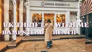 UK Thrift with me - Hampstead Heath London | Come Charity Shopping with me