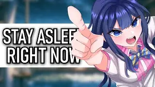Your Literal Dream Girlfriend Is Upset With Your Sleep Schedule... (ASMR GF Roleplay)