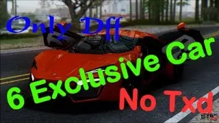 GTA SAN ANDREAS.6 Exclusive Car Pack.No txd.Only Dff.