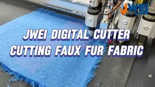 Effortless Faux Fur Cutting with JWEI Digital Cutter