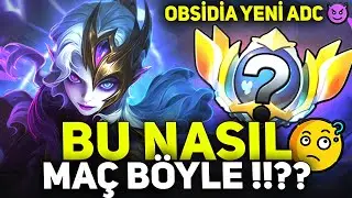 YENİ ADC OBSİDİA İLE BU NASIL MAÇ BÖYLE !! Jin | Mobile Legends