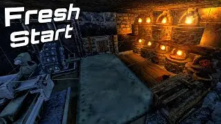 Ark Mobile PvP - Fresh Start Solo Building Raft and taming [#2]