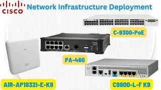 10 - PaloAlto firewall | Prepare Network Design | ASR Router | Catalyst 9300 | 9200  | WLC 9800 👍😎👍