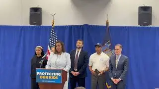 June 12th 2024 Mayor Eric Adams and NY AG Tish James make Public Safety Announcement