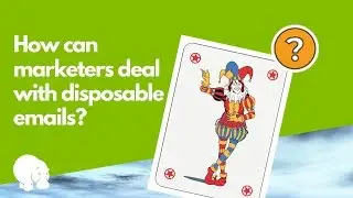 How can marketers deal with disposable email addresses