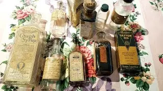 vintage glass bottles