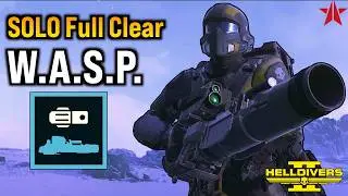 Helldivers 2 - WASP Launcher MELTS the Bots! Super Helldive (SOLO Full Clear, no deaths)
